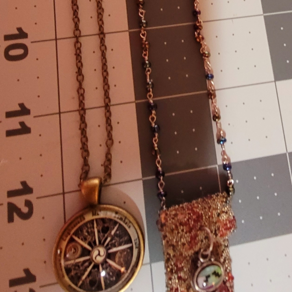 Mystical Bundle: Goddess Book, Amulet Bag, Necklace & Moonstone Sterling Ring! - Picture 6 of 9